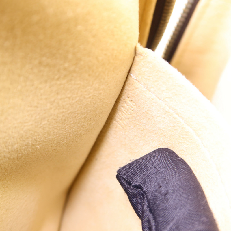 LOUIS VUITTON Monogram Manhattan PM金扣手挽袋棕色-7