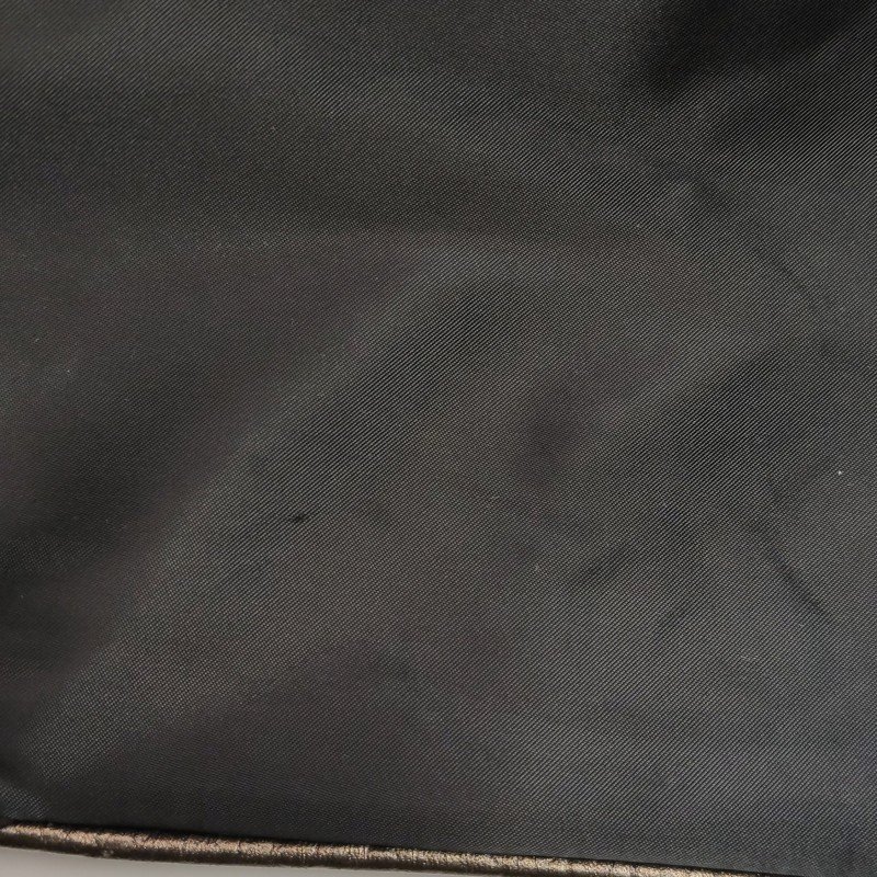 Burberry牛皮尼龍布拼色字母Logo徽標手提包-12