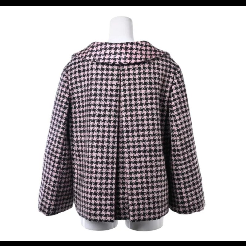 GUCCI 粉色千鳥格紋外套-1