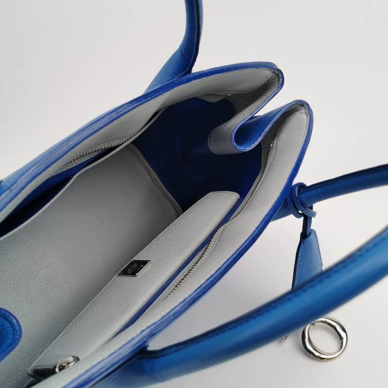 Dior Open Bar牛皮純色字母logo吊飾手提包-6