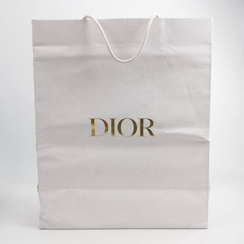 Dior Open Bar牛皮純色字母logo吊飾手提包-8