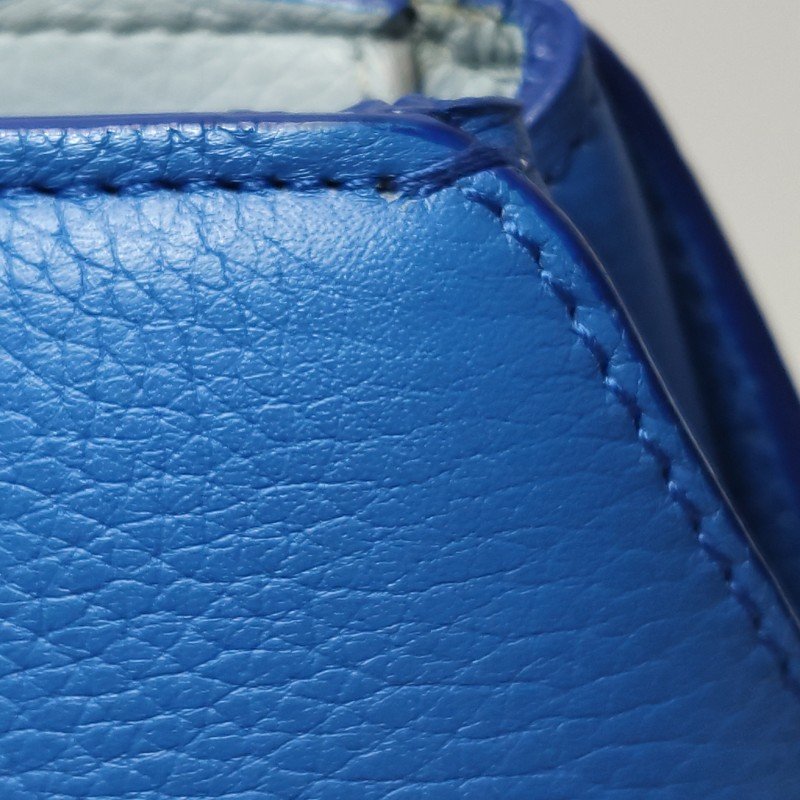 Dior Open Bar牛皮純色字母logo吊飾手提包-12