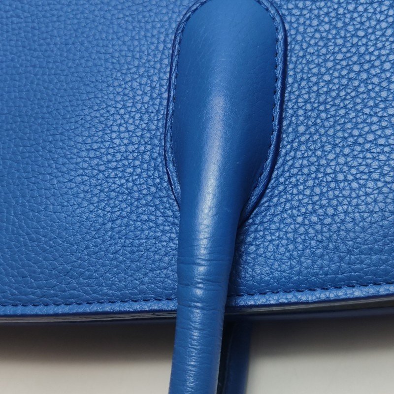 Dior Open Bar牛皮純色字母logo吊飾手提包-19