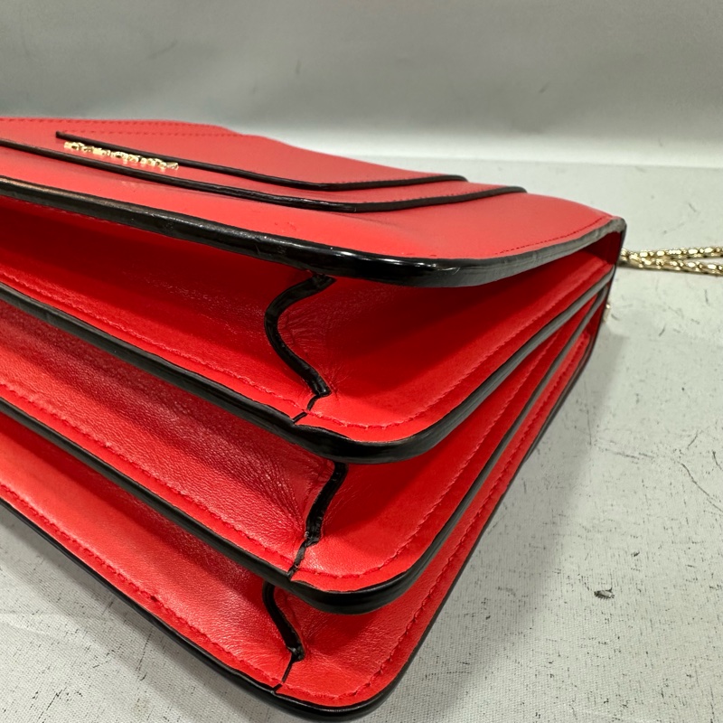 Bvlgari 櫻桃牛皮蛇頭凱莉包 Kelly 斜背包-9