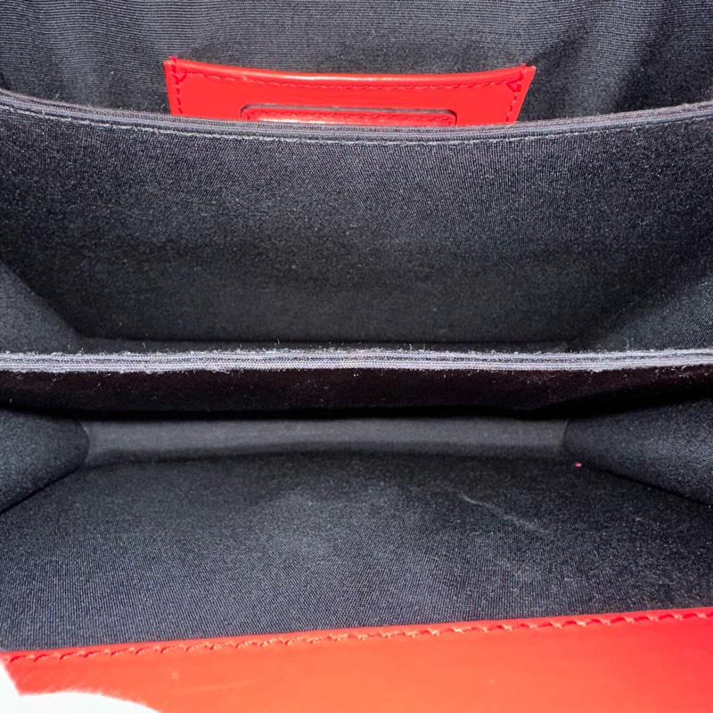 Bvlgari 櫻桃牛皮蛇頭凱莉包 Kelly 斜背包-55