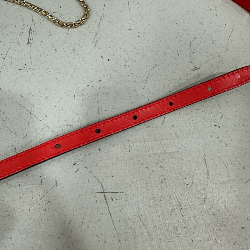 Bvlgari 櫻桃牛皮蛇頭凱莉包 Kelly 斜背包-73