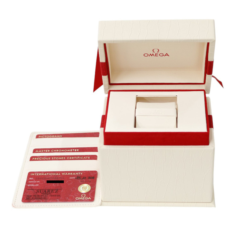 歐米茄海馬系列Aqua Terra腕錶，不鏽鋼材質，型號22010382052001，自動機械錶，男款，鑲嵌11顆鑽石-9