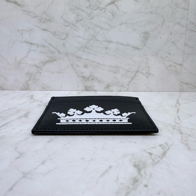 D&G 白字LOGO名片夾黑-3