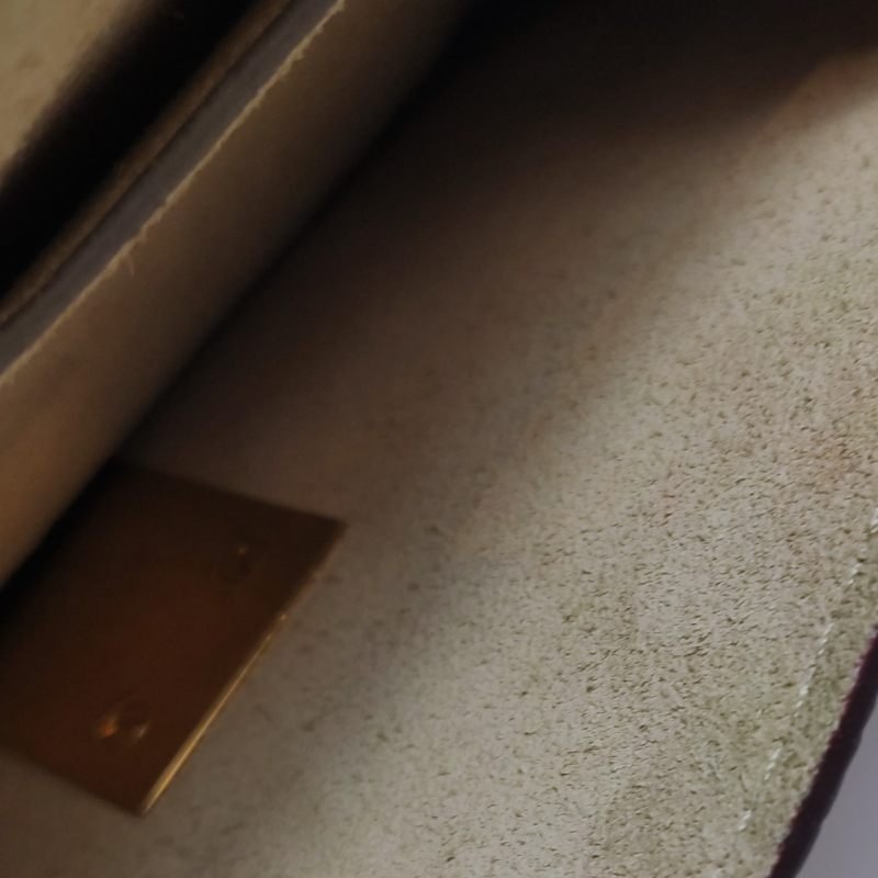 Chloe Drew小豬包迷你牛皮純色珠寶鎖斜挎包單肩包-9