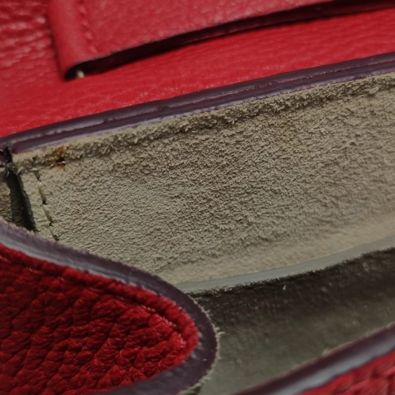 Chloe Drew小豬包迷你牛皮純色珠寶鎖斜挎包單肩包-10