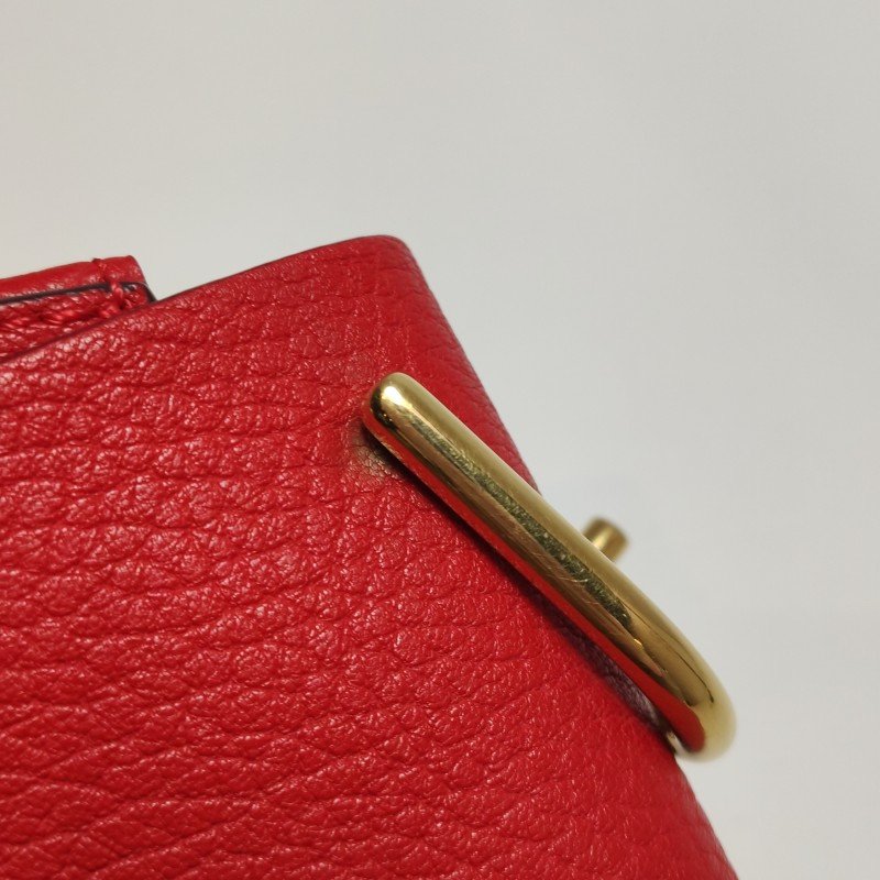 Chloe Drew小豬包迷你牛皮純色珠寶鎖斜挎包單肩包-14