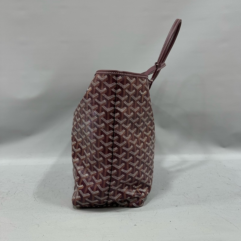 Goyard 老花紅白波浪托特包 子母包-3