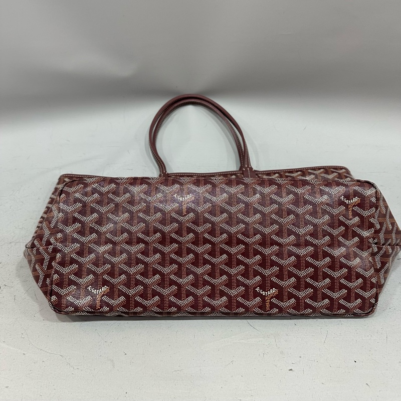 Goyard 老花紅白波浪托特包 子母包-4