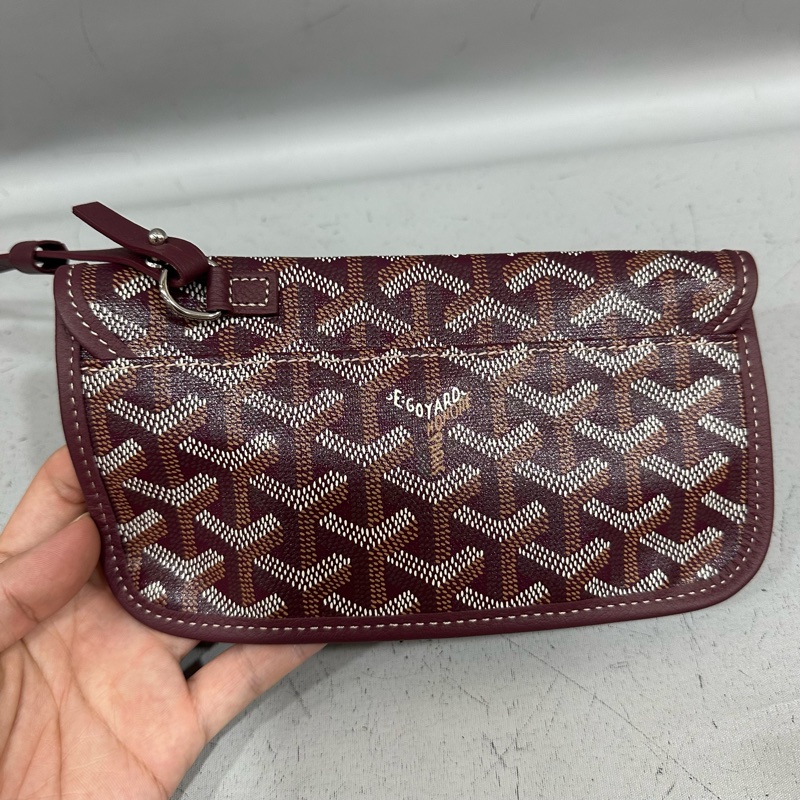 Goyard 老花紅白波浪托特包 子母包-40