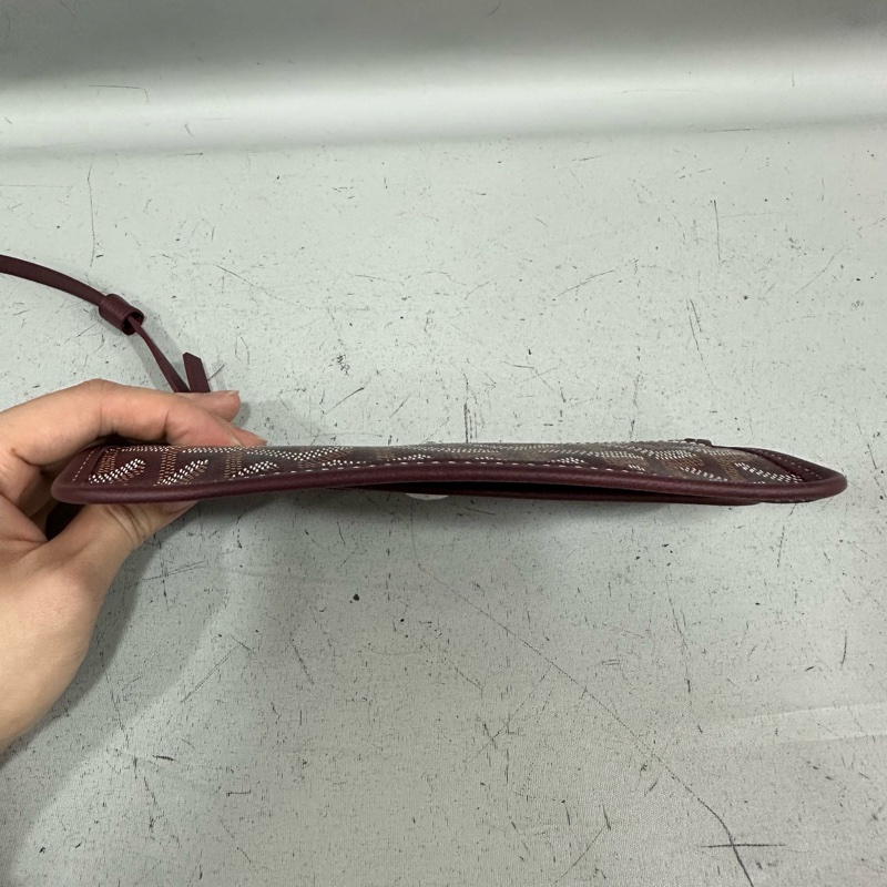 Goyard 老花紅白波浪托特包 子母包-42