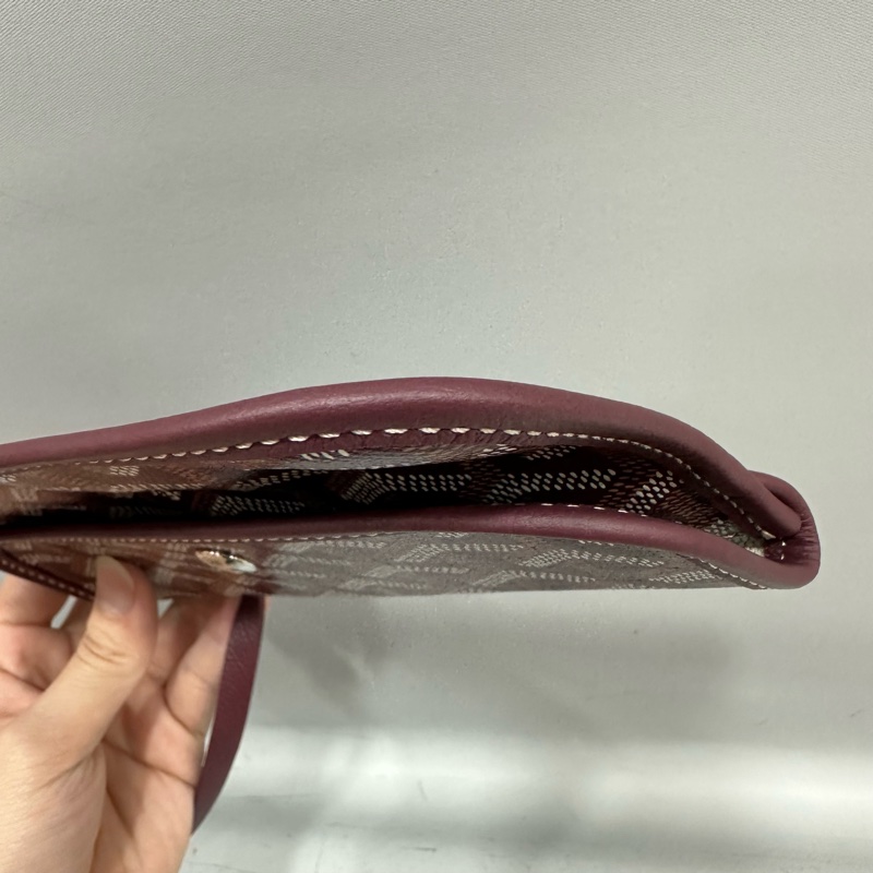 Goyard 老花紅白波浪托特包 子母包-44