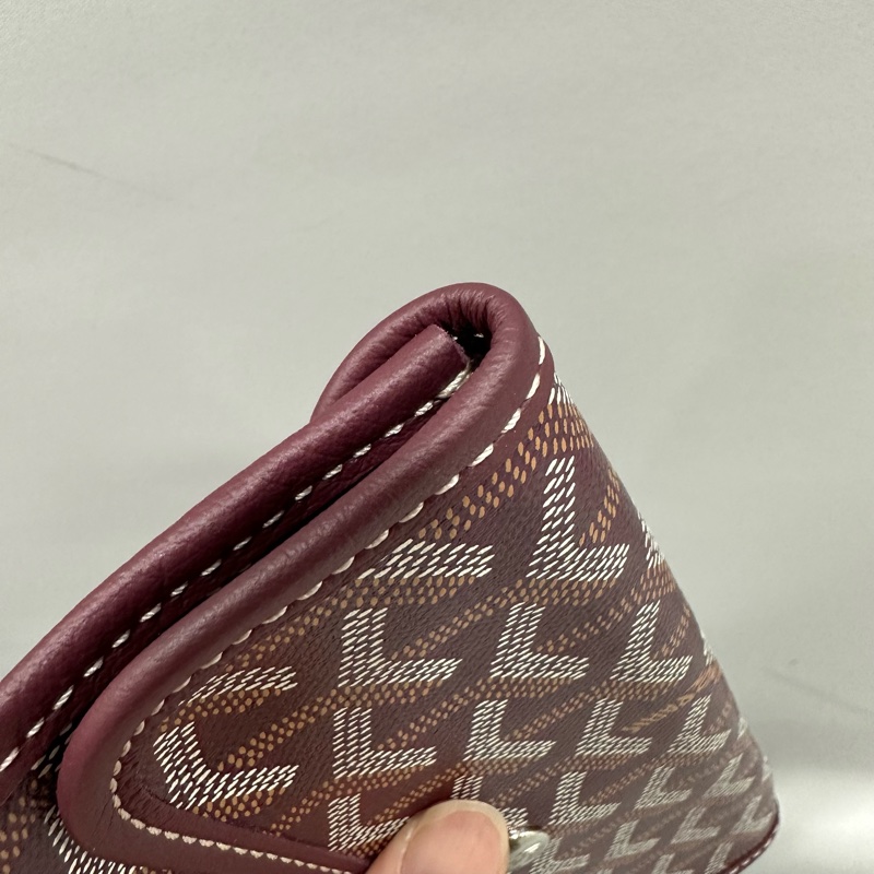 Goyard 老花紅白波浪托特包 子母包-46