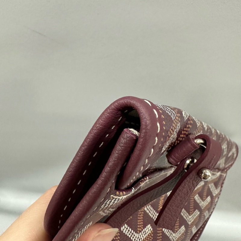 Goyard 老花紅白波浪托特包 子母包-48