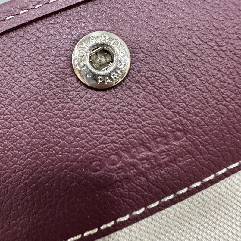 Goyard 老花紅白波浪托特包 子母包-52