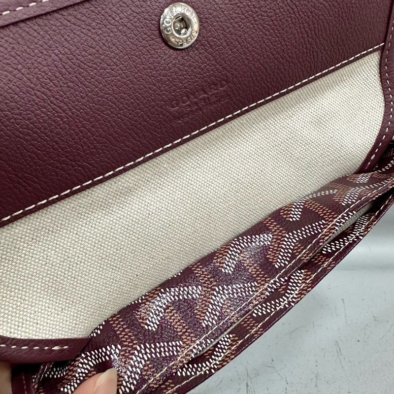 Goyard 老花紅白波浪托特包 子母包-55