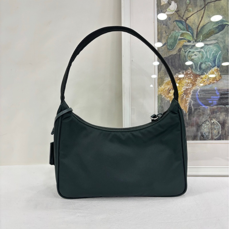 Prada/普拉達 Hobo 2000  #深綠色腋下包-1