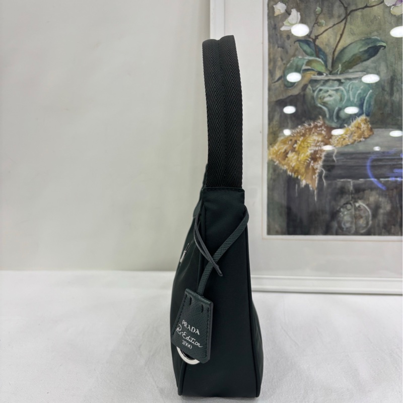 Prada/普拉達 Hobo 2000  #深綠色腋下包-3