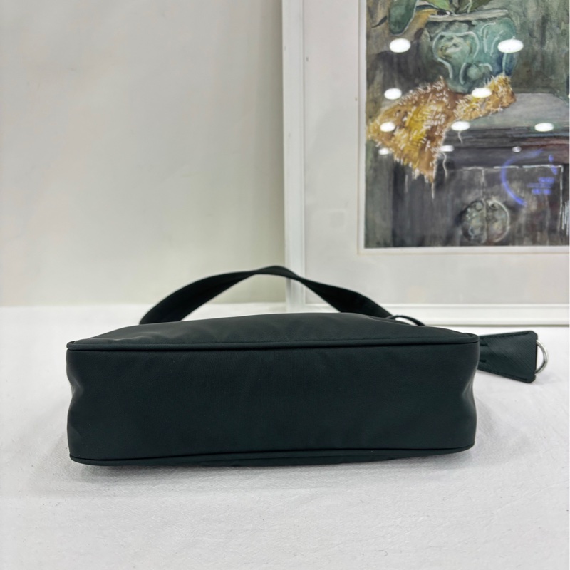 Prada/普拉達 Hobo 2000  #深綠色腋下包-4