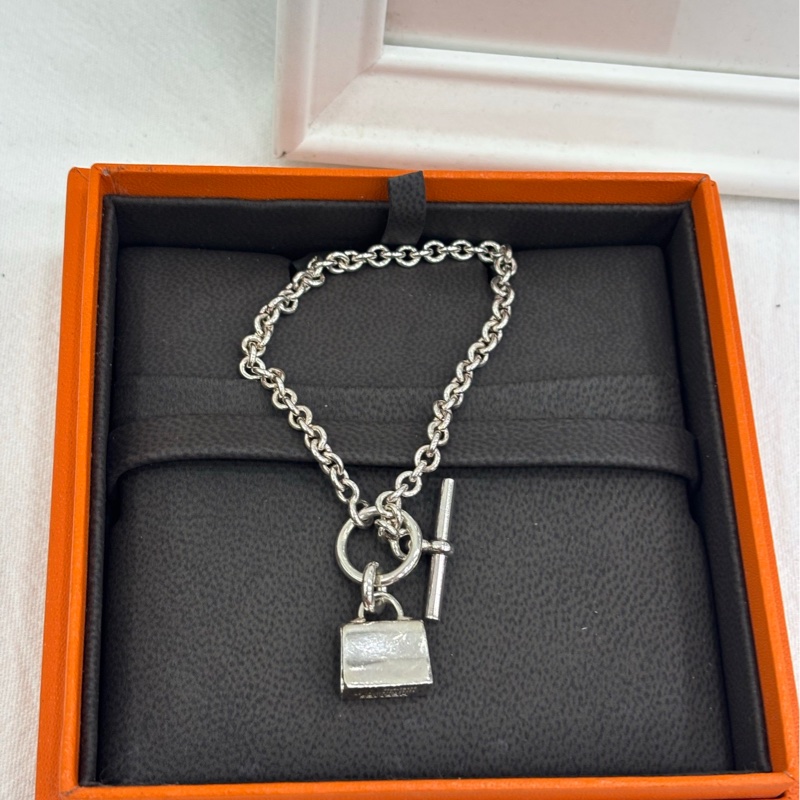 HERMES 愛馬仕 925銀 康康銀飾手鍊-2