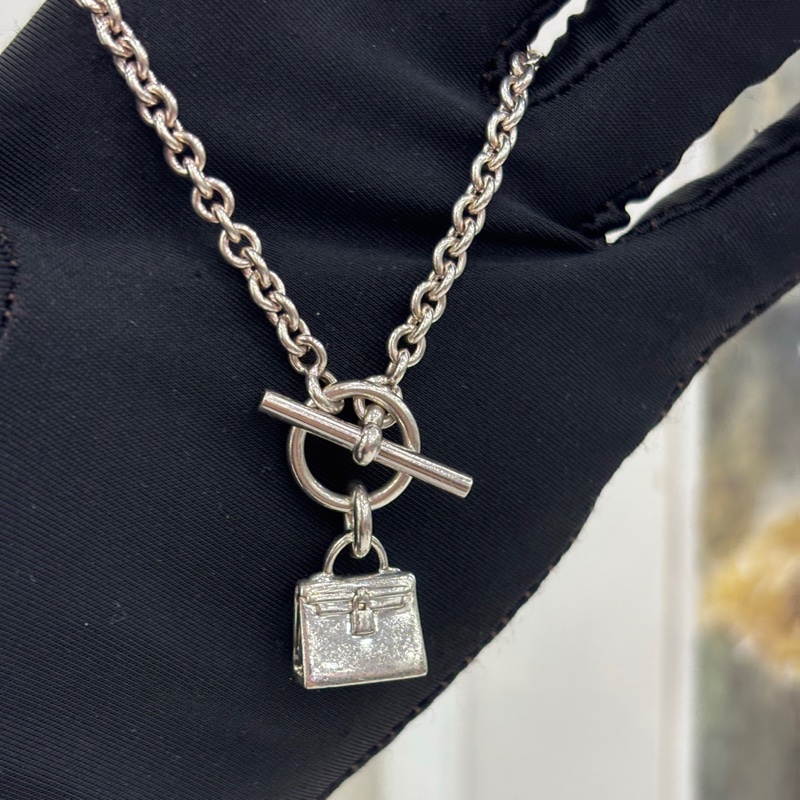 HERMES 愛馬仕 925銀 康康銀飾手鍊-3