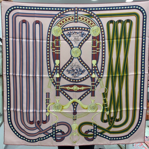 Hermes愛馬仕90*90盛大歡慶絲巾 送禮佳品