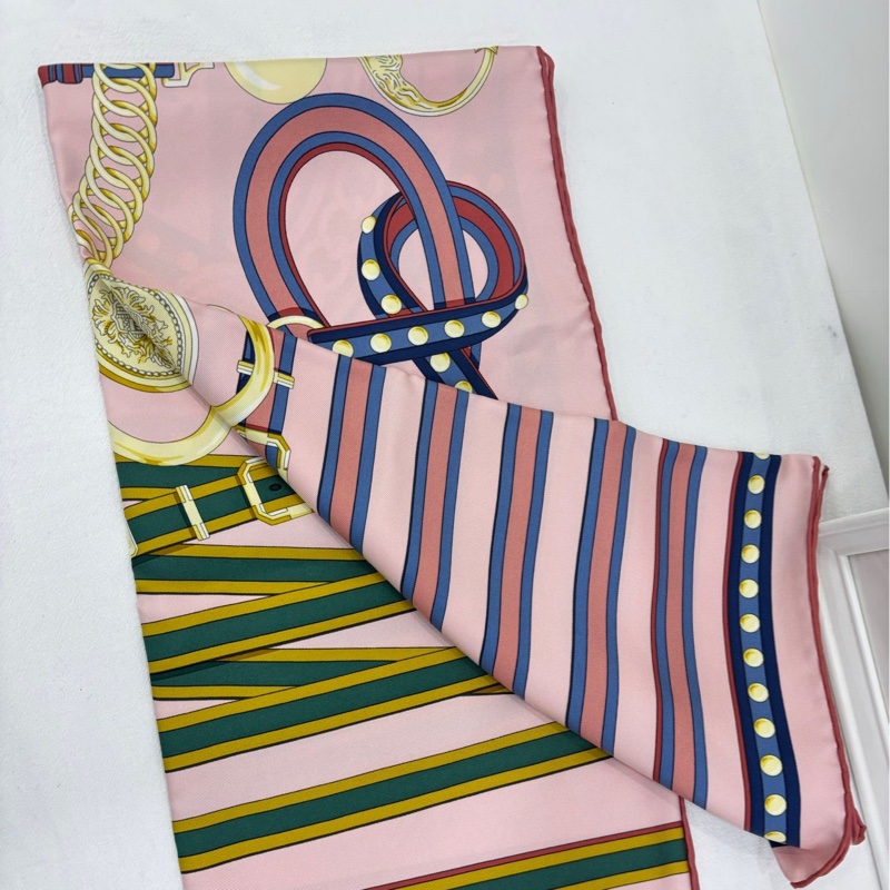 Hermes愛馬仕90*90盛大歡慶絲巾 送禮佳品-2