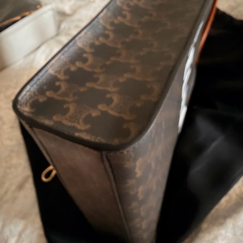 全新Celine cabas triomphe 老花托特包-9