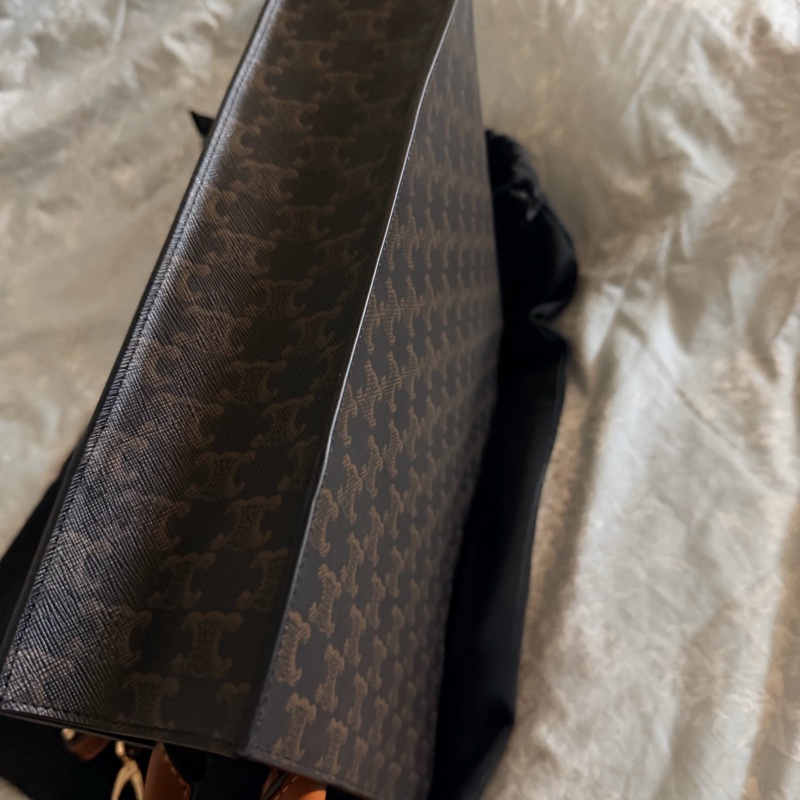 全新Celine cabas triomphe 老花托特包-16