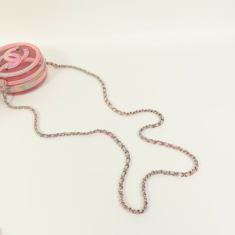 CHANEL PVC Chain Shoulder Bag銀扣肩背袋-4