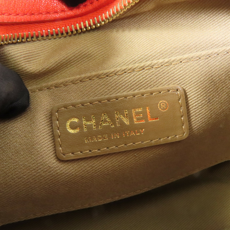 CHANEL 牛皮皮革Shoulder Bag金扣鏈帶肩背袋-7