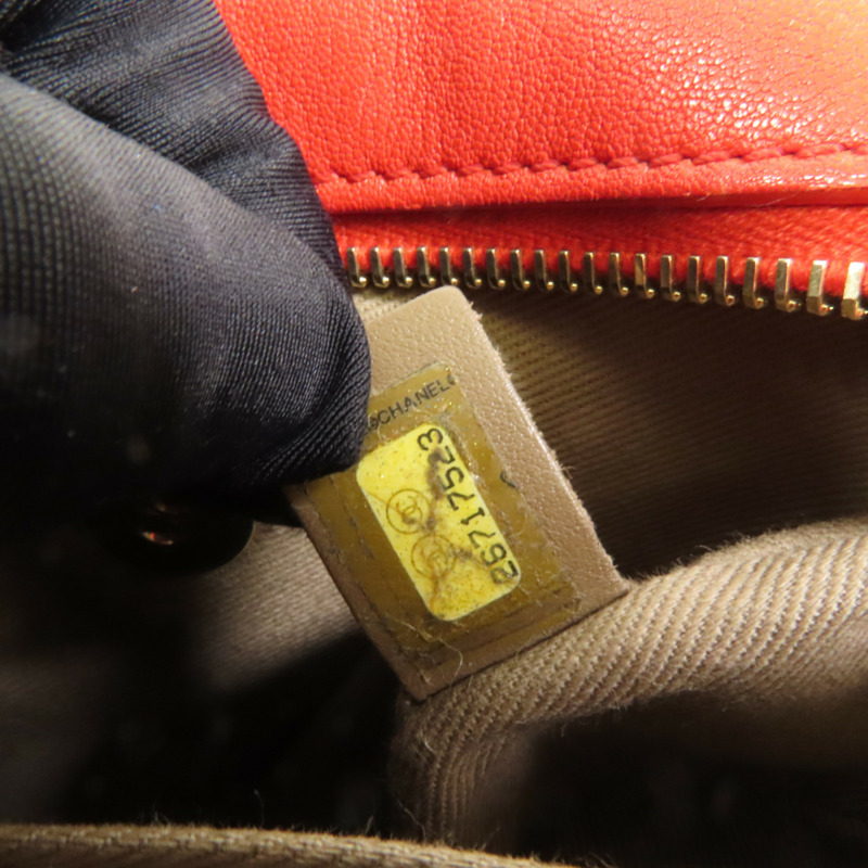 CHANEL 牛皮皮革Shoulder Bag金扣鏈帶肩背袋-8