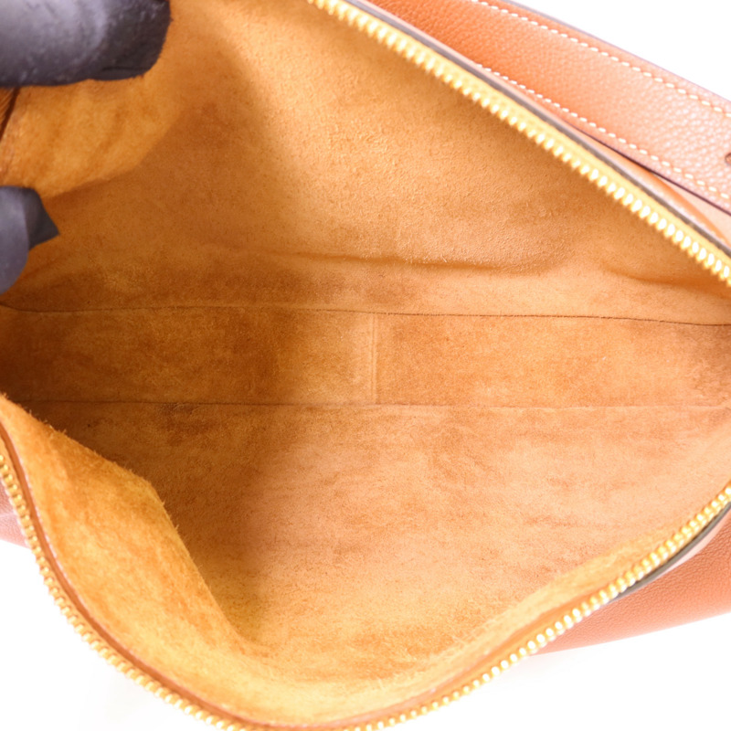 CELINE 牛皮皮革Romy金扣肩背袋-5