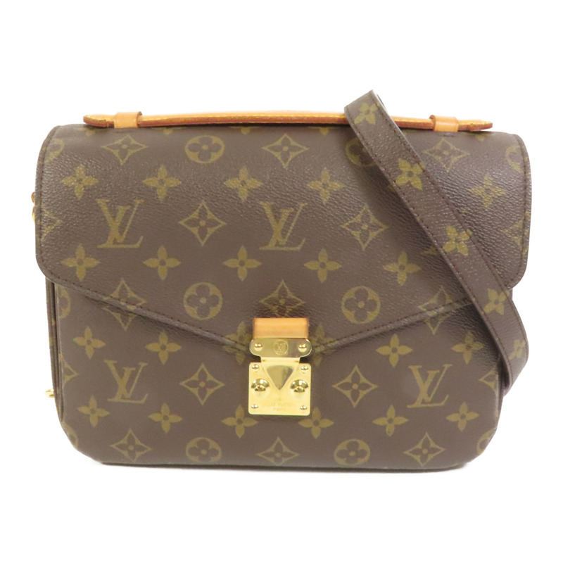 LOUIS VUITTON Monogram Pochette Metis MM金扣手挽肩背兩用袋-0