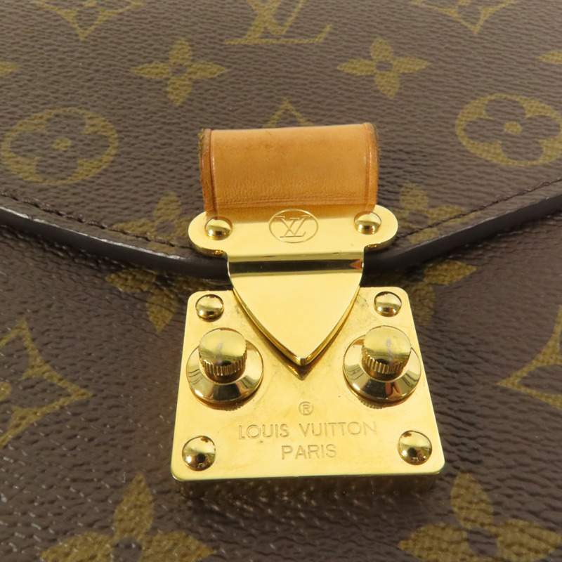 LOUIS VUITTON Monogram Pochette Metis MM金扣手挽肩背兩用袋-7