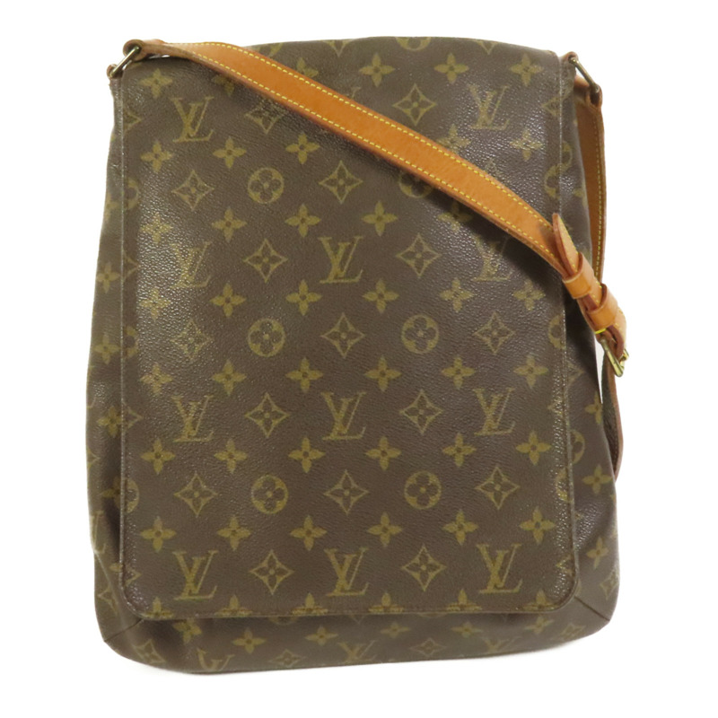 LOUIS VUITTON Monogram Musette金扣肩背袋-0