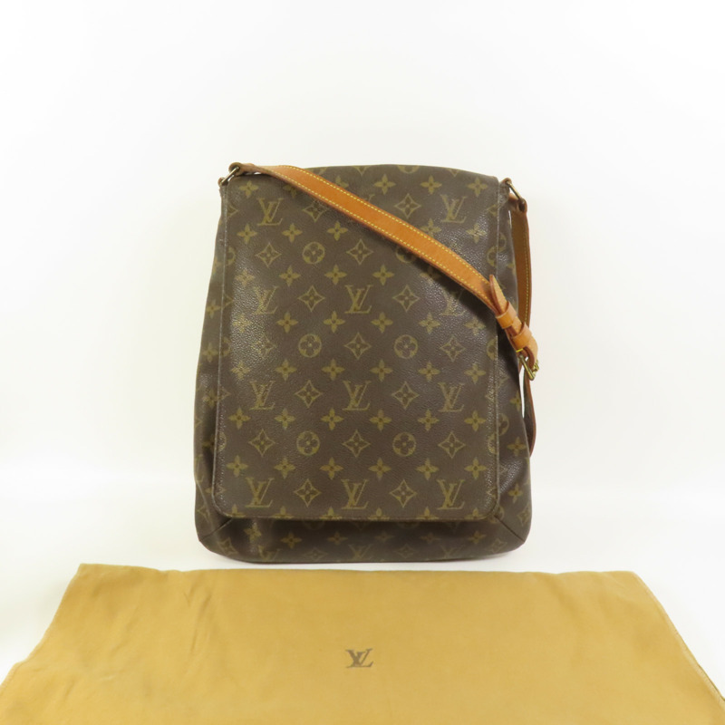 LOUIS VUITTON Monogram Musette金扣肩背袋-8