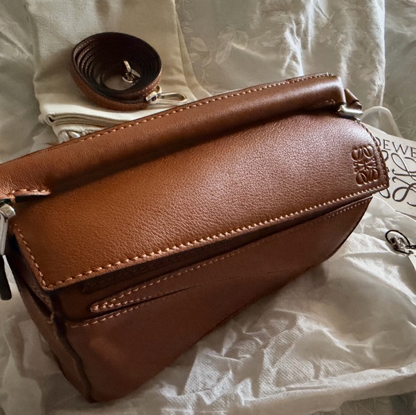 Loewe mini puzzle 焦糖色-5