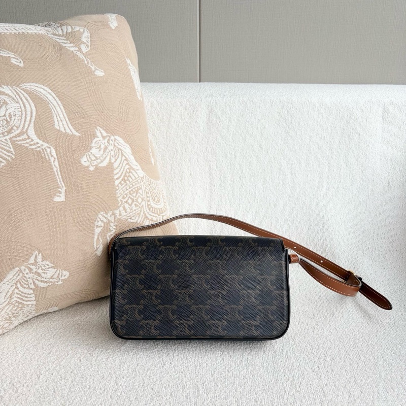 🌷甜甜價!Celine 凱旋門老花腋下包-2