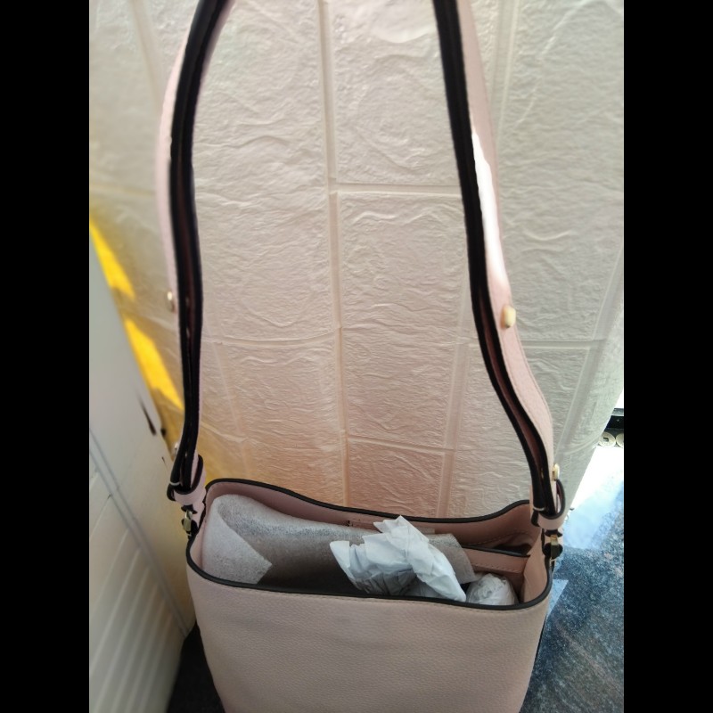 Kate Spade 粉色手提包-3