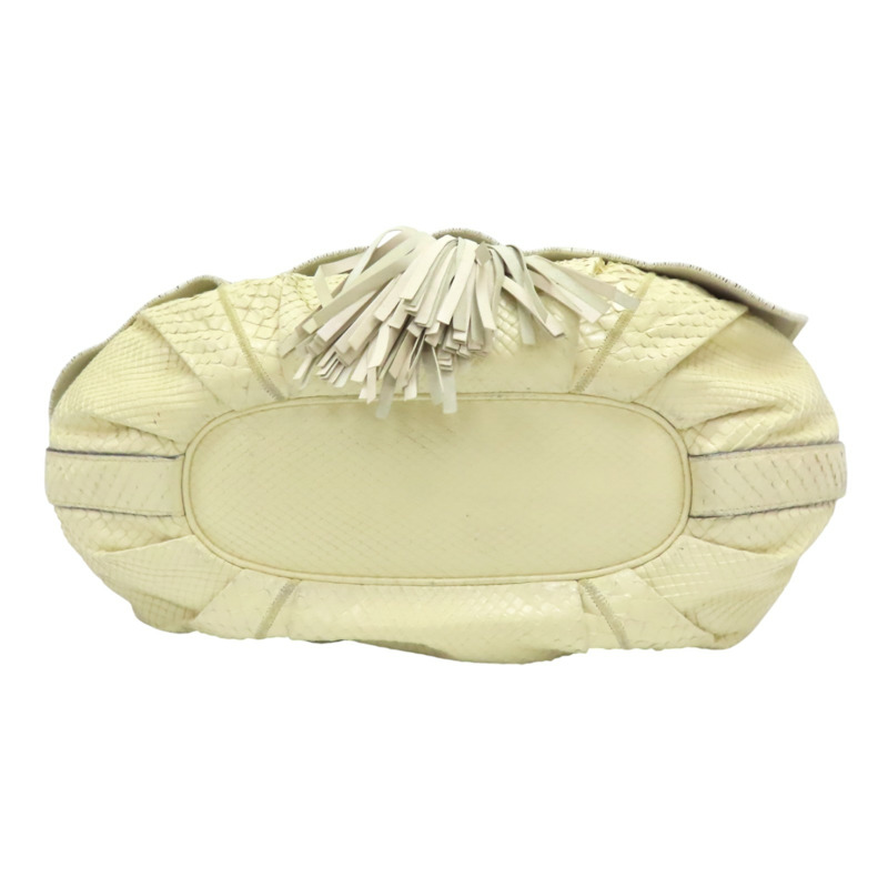 米色 蟒蛇皮 斜背包 肩背包【GUCCI 古馳】 213317-3