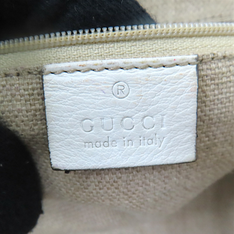 米色 蟒蛇皮 斜背包 肩背包【GUCCI 古馳】 213317-7