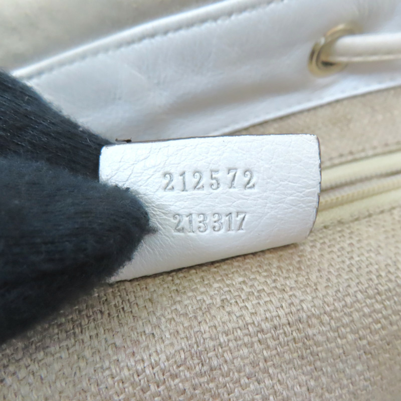 米色 蟒蛇皮 斜背包 肩背包【GUCCI 古馳】 213317-8