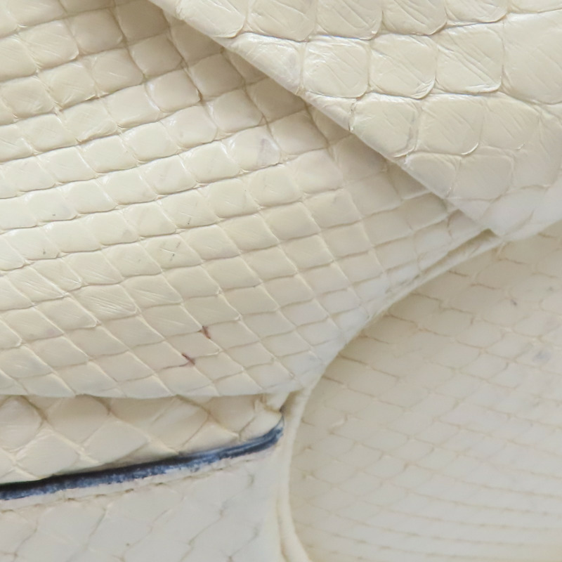 米色 蟒蛇皮 斜背包 肩背包【GUCCI 古馳】 213317-10