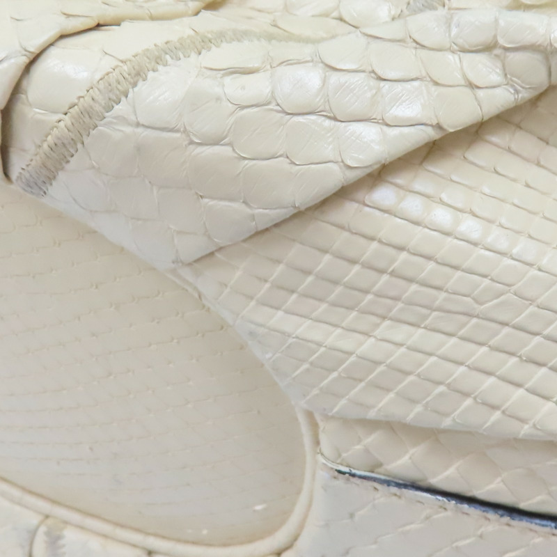 米色 蟒蛇皮 斜背包 肩背包【GUCCI 古馳】 213317-13