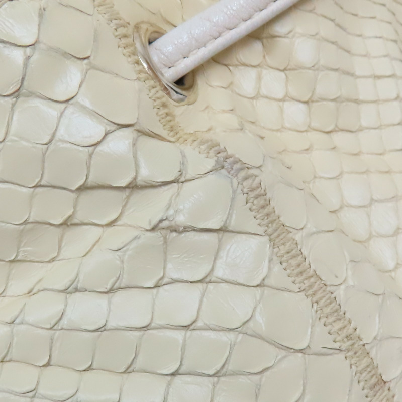 米色 蟒蛇皮 斜背包 肩背包【GUCCI 古馳】 213317-16